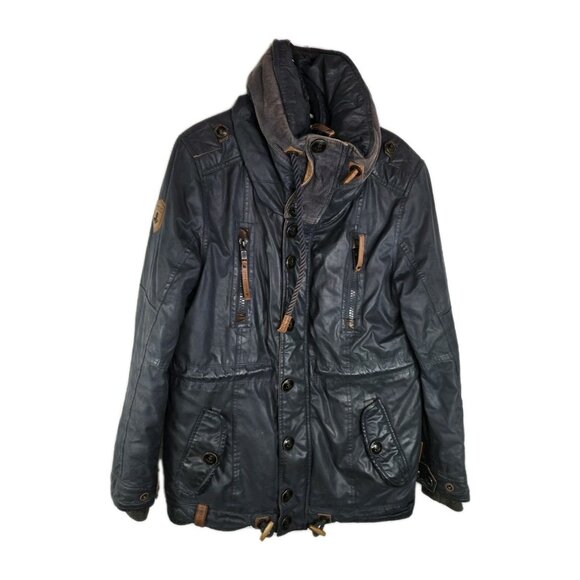 Naketano Mens Brave New World Parka Winter Jacket Coat M